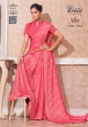 Asha 170 By Kalpatru Mosh Chiffon Lehriya Printed Sarees Wholesale Market In Surat